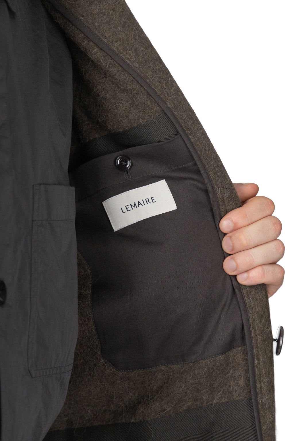 Lemaire - Soft Coat - Dark Khaki